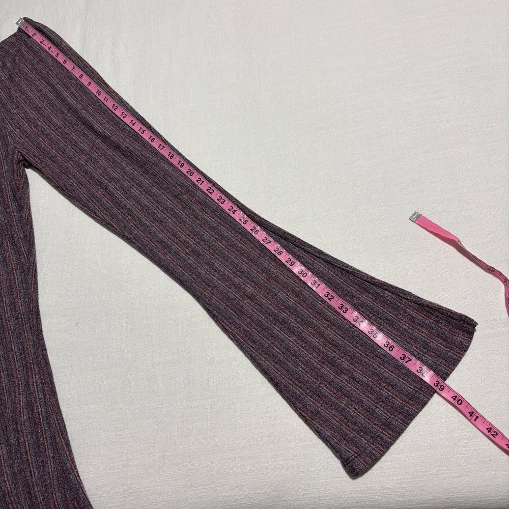 Free People Pull On Striped Flare Pants | XS - Picture 10 of 10